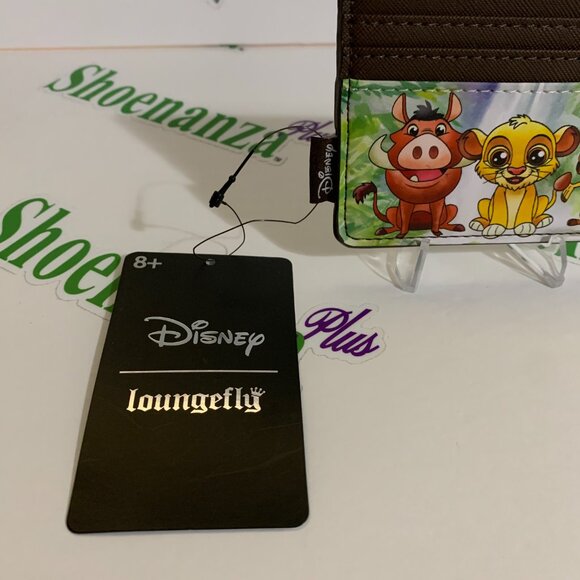 Loungefly Cardholder Disney The Lion King Chibi Simba Timon Pumbaa Card Holder - Picture 2 of 3